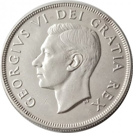 Канада 1 доллар 1951 год Каноэ