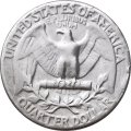 США 25 центов (1/4 доллара) 1950 год (без отметки монетного двора)