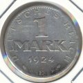 Веймарская республика 1 марка 1924 год (E)