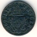 Пруссия 1 пфеннинг 1859 год