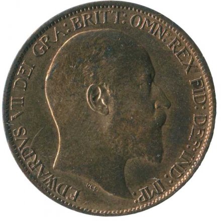 Великобритания 1/2 пенни 1902 год