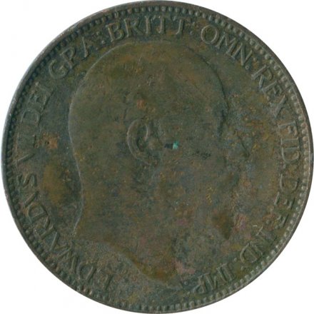 Великобритания 1 фартинг 1907 год