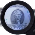 Лупа оптическая ручная 4x-63мм Magnifier TH-600559, с подсветкой 6 LED