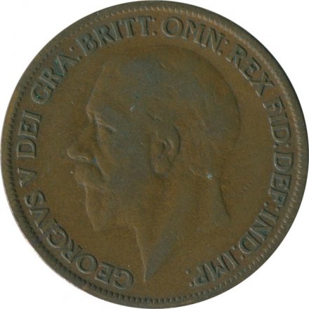Великобритания 1 пенни 1927 год