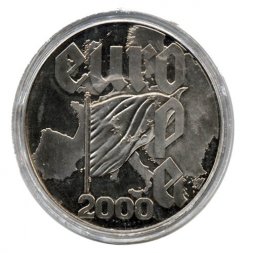 Либерия 5 долларов 2000 год - Европа