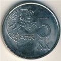 Словакия 5 крон 2007 год - Реверс кельтской тетрадрахмы