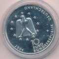 Германия 10 евро 2004 год - Лаборатория Коламбус на МКС