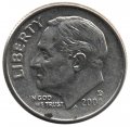 США 1 дайм (10 центов) 2000 год - Франклин Рузвельт (D)