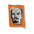 Значок В.И. Ленин (оранжевый)