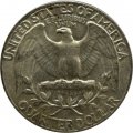США 25 центов (1/4 доллара) 1964 год - Джордж Вашингтон (без отметки МД)