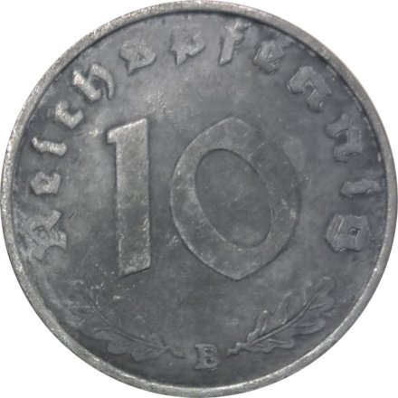 Третий Рейх 10 рейхспфеннигов 1942 год (B)