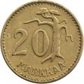 Финляндия 20 марок 1960 год