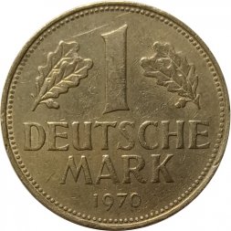 ФРГ 1 марка 1970 год (F)