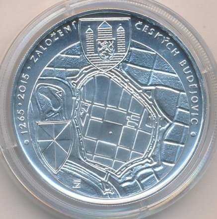 Чехия 200 крон 2015 год - Ческе-Будеёвице