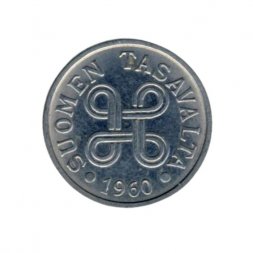Финляндия 5 марок 1960 год