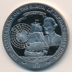 Южная Джорджия и Южные Сэндвичевы острова 2 фунта 2003 год