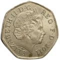 Великобритания 50 пенсов 2011 год - Стрельба