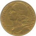 Франция 20 сантимов 1977 год - Марианна