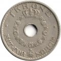 Норвегия 1 крона 1937 год - Король Хокон VII