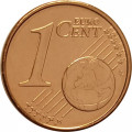 Кипр 1 евроцент 2011 год - Европейский муфлон UNC