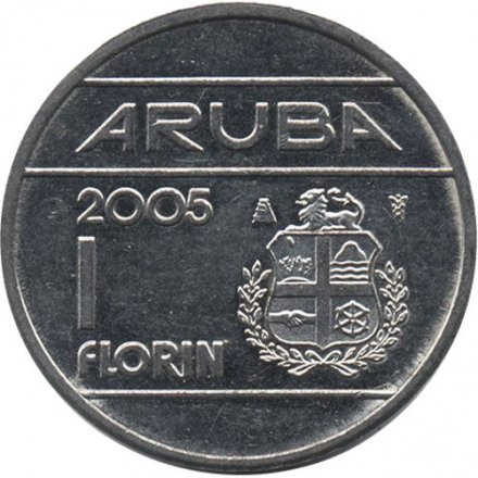 Аруба 1 флорин 2005 год
