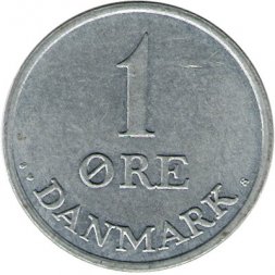 Дания 1 эре 1972 год