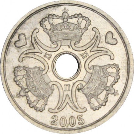 Дания 2 кроны 2005 год