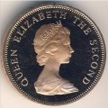 Джерси 2 новых пенса 1980 год - Герб (Proof)