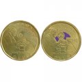 Набор из 2 монет Канада 1 доллар 2022 год - Оскар Питерсон