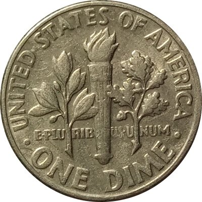 США 1 дайм (10 центов) 1977 год - Франклин Рузвельт (D)