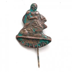 Значок-иголка Латвия Latvija Самсон и лев - F