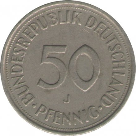 ФРГ 50 пфеннигов 1981 год (J)