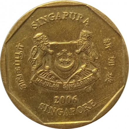 Сингапур 1 доллар 2006 год
