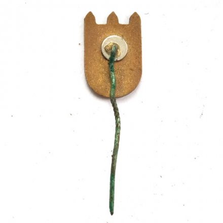 Значок-иголка Таллин. Tallinn. Флюгер Старый Томас (голубой)