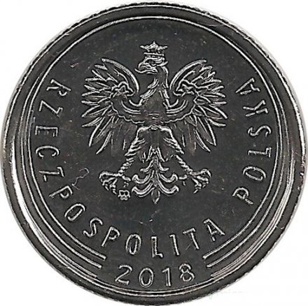 Польша 50 грошей 2018 год