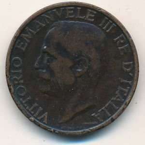 Италия 10 чентезимо 1932 год