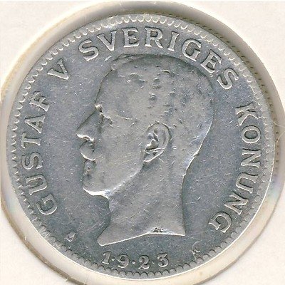 Швеция 1 крона 1923 год