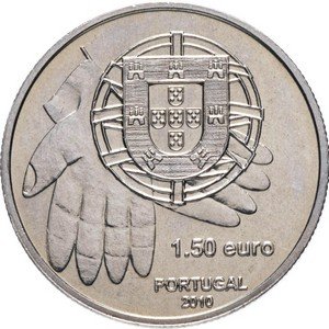 Португалия 1,5 евро 2010 год - Борьба с голодом (Банк продовольствия)