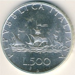 Италия 500 лир 1985 год