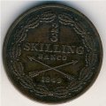 Швеция 2/3 скиллинга 1849 год