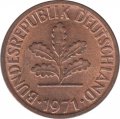 ФРГ 2 пфеннига 1971 год (D)