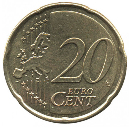 Франция 20 евроцентов 2009 год - Девушка-сеятель