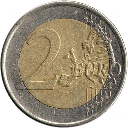Эстония 2 евро 2011 год - Карта