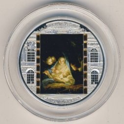 Острова Кука 20 долларов 2010 год - Святая ночь (Мария и дитя)