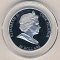 Острова Кука 20 долларов 2010 год - Святая ночь (Мария и дитя)