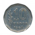 Аргентина 10 песо 1964 год - Всадник
