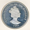 Багамские острова 5 долларов 1993 год