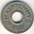 Фиджи 1/2 пенни 1950 год