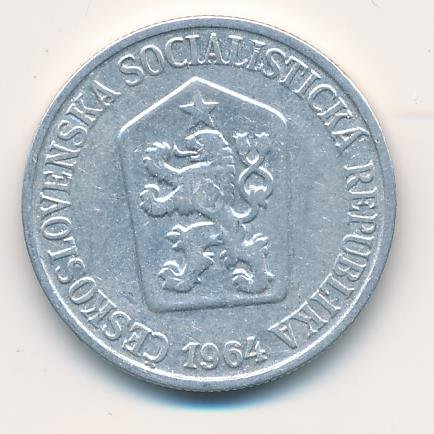 Чехословакия 25 геллеров 1964 год