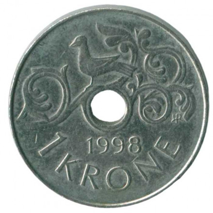 Норвегия 1 крона 1998 год